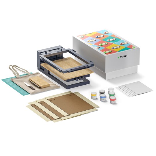 xTool; xTool Screen Printer: 1st Screen Printing Solution with Laser; Category:Screenprinting Kits; Image:1